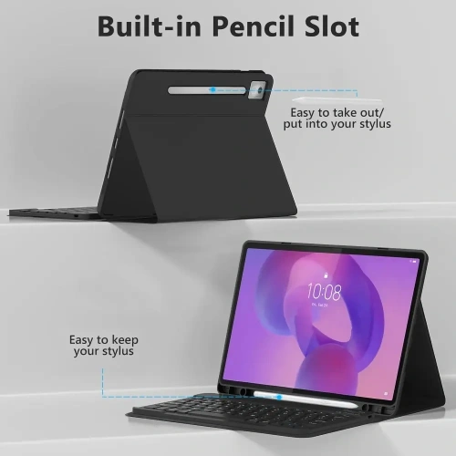 Etui Tech-Protect SmartCase Pen + Keyboard do Lenovo Idea Tab Pro / Pro MT 12.7 TB-373 Black