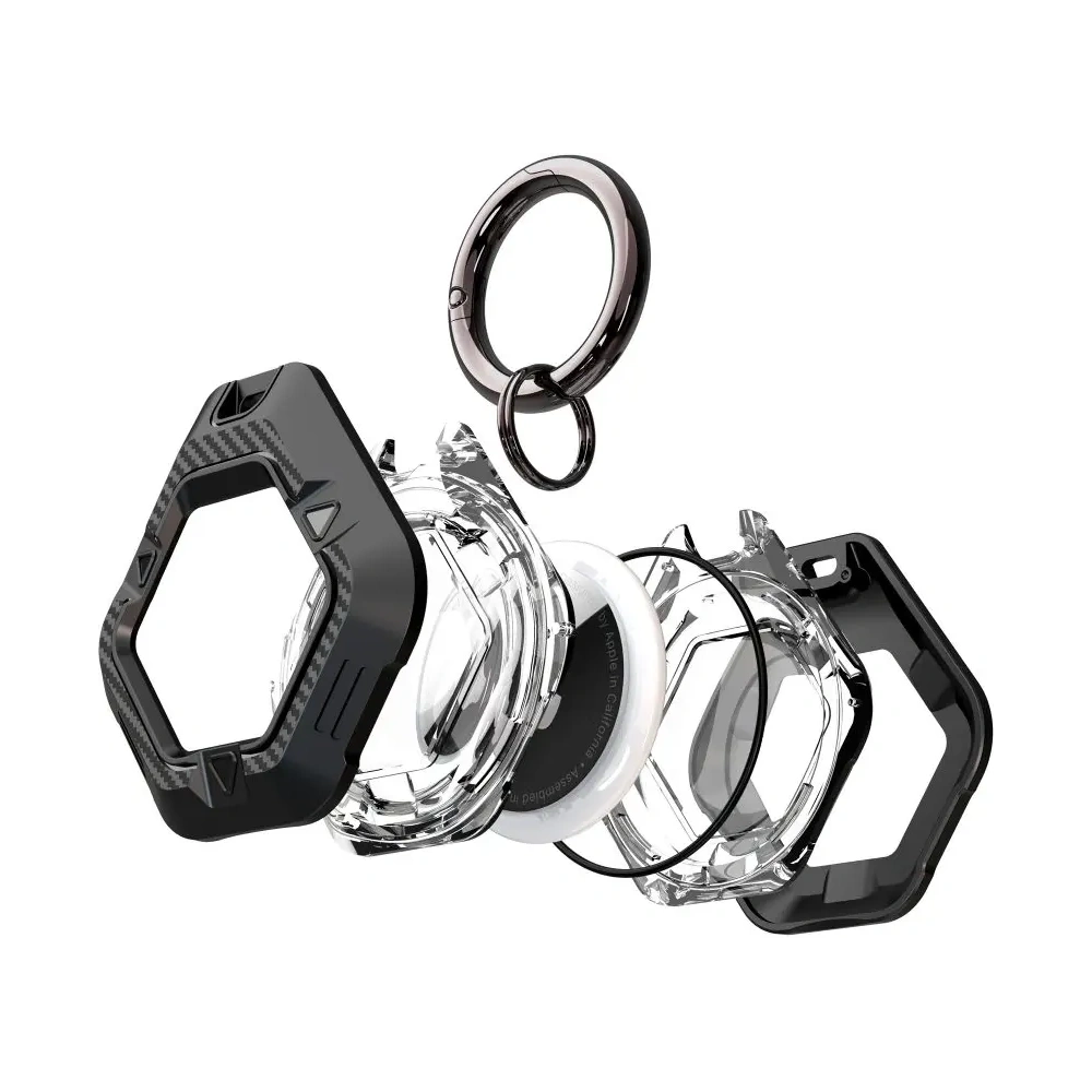 Etui Tech-Protect Defense do Apple AirTag 1 / 2 Black