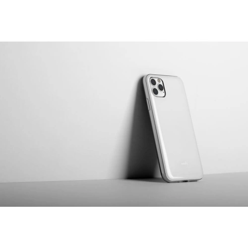 Kup Moshi Apple Tasche iGlaze iPhone 11 Pro Max (SnapTo System) (Perlweiß) - MOSH027WHT - {ean13} - Sklep Home Screen