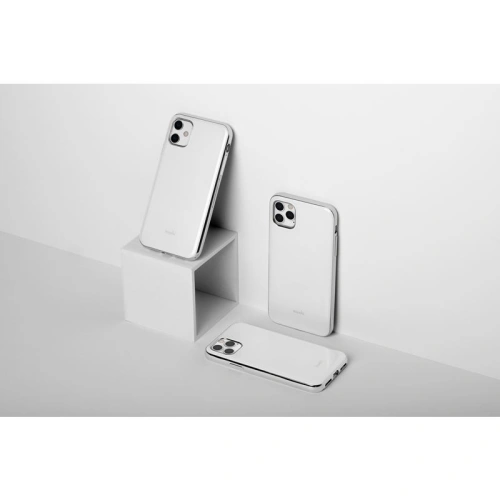 Kup Moshi Apple Tasche iGlaze iPhone 11 Pro Max (SnapTo System) (Perlweiß) - MOSH027WHT - {ean13} - Sklep Home Screen