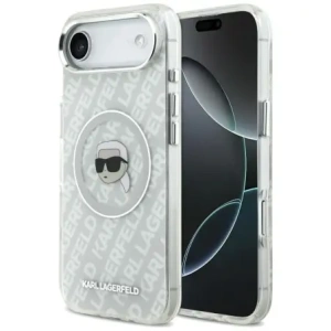 Etui Karl Lagerfeld IML Karl Head Logo MagSafe do Apple iPhone Air szary