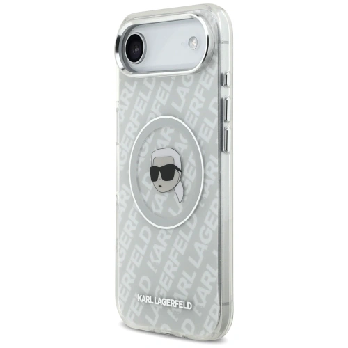 Etui Karl Lagerfeld IML Karl Head Logo MagSafe do Apple iPhone Air szary