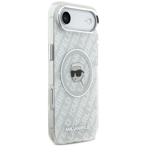 Etui Karl Lagerfeld IML Karl Head Logo MagSafe do Apple iPhone Air szary