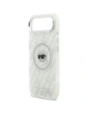 Etui Karl Lagerfeld IML Karl Head Logo MagSafe do Apple iPhone Air szary