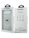 Etui Karl Lagerfeld IML Karl Head Logo MagSafe do Apple iPhone Air szary
