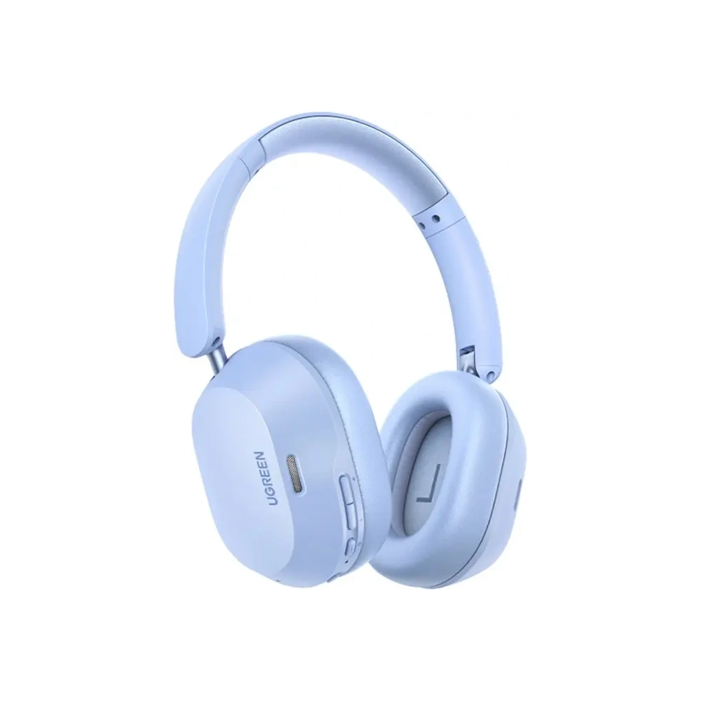 Bezprzewodowe słuchawki nauszne Ugreen HiTune Max 5C Hybrid ANC Bluetooth 5.4 (niebieskie)