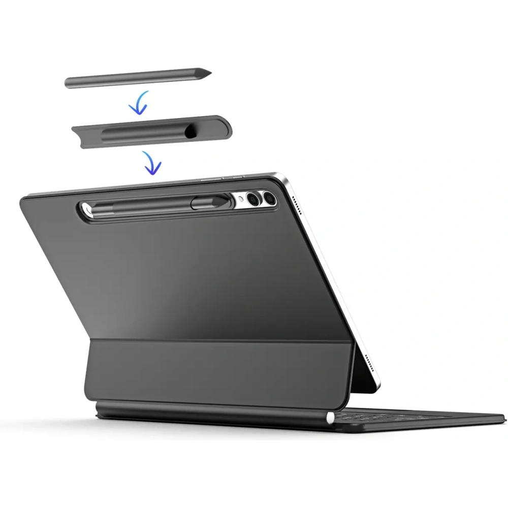 Etui Dux Ducis Keyboard MK Series z klawiaturą Bluetooth do Samsung Galaxy Tab S9+ Plus / S8+ Plus / S7+ Plus czarna