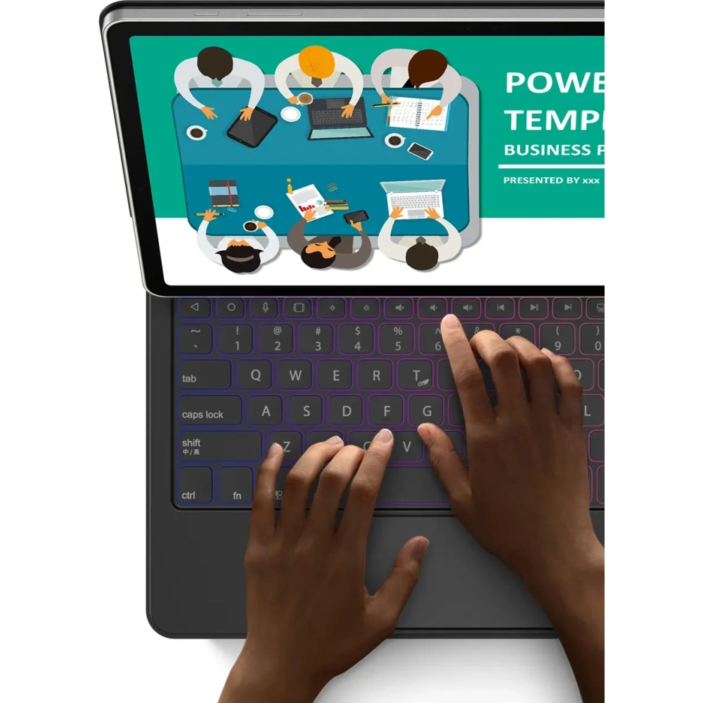 Etui Dux Ducis Keyboard MK Series z klawiaturą Bluetooth do Samsung Galaxy Tab S9+ Plus / S8+ Plus / S7+ Plus czarna