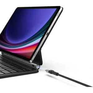 Etui Dux Ducis Keyboard MK Series z klawiaturą Bluetooth do Samsung Galaxy Tab S9 / S8 / S7 czarna