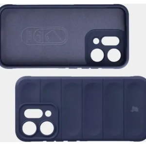 Pancerne etui Bizon Case Tur do Oppo Reno 14 granatowe