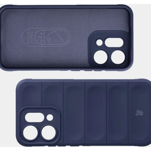 Pancerne etui Bizon Case Tur do Oppo Reno 14 granatowe