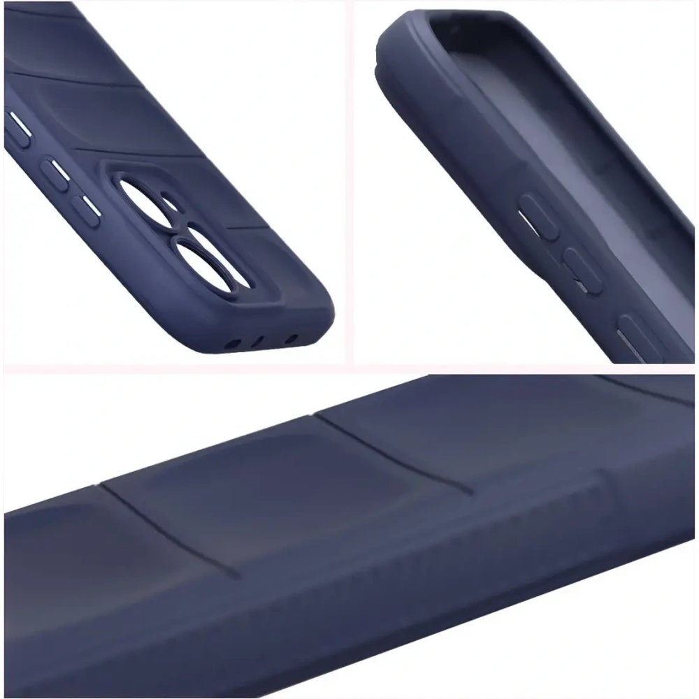 Pancerne etui Bizon Case Tur do Oppo Reno 14 granatowe