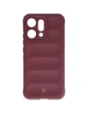 Pancerne etui Bizon Case Tur do Oppo Reno 14 burgundowe