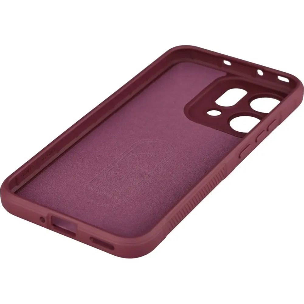 Pancerne etui Bizon Case Tur do Oppo Reno 14 burgundowe