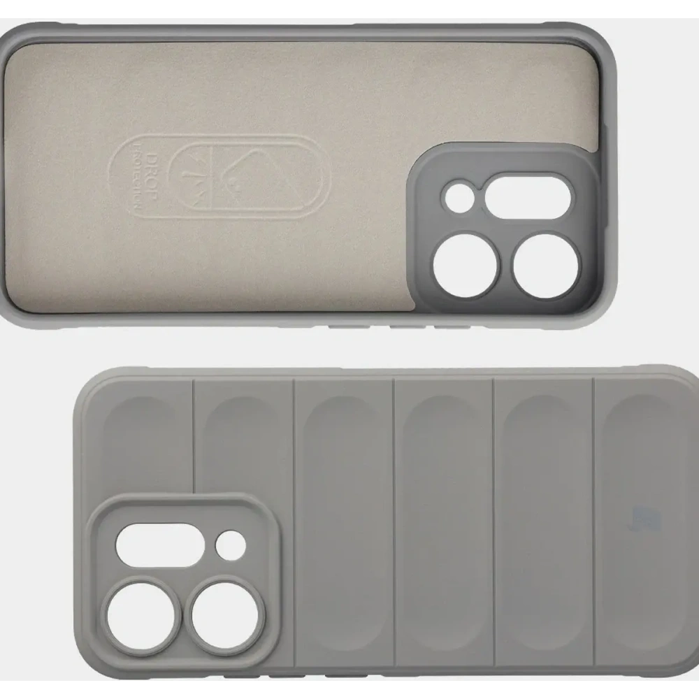 Pancerne etui Bizon Case Tur do Oppo Reno 14 jasnoszare