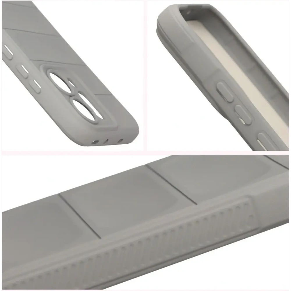 Pancerne etui Bizon Case Tur do Oppo Reno 14 jasnoszare