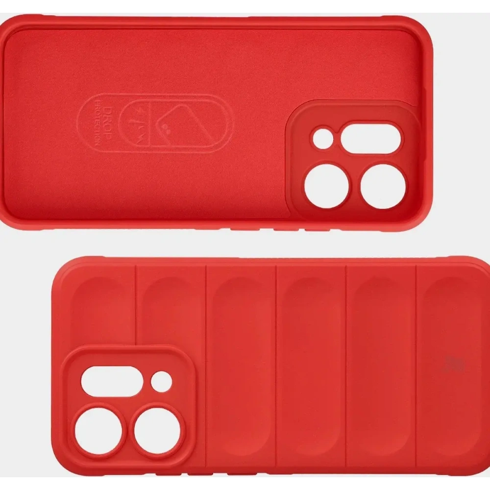 Pancerne etui Bizon Case Tur do Oppo Reno 14 czerwone