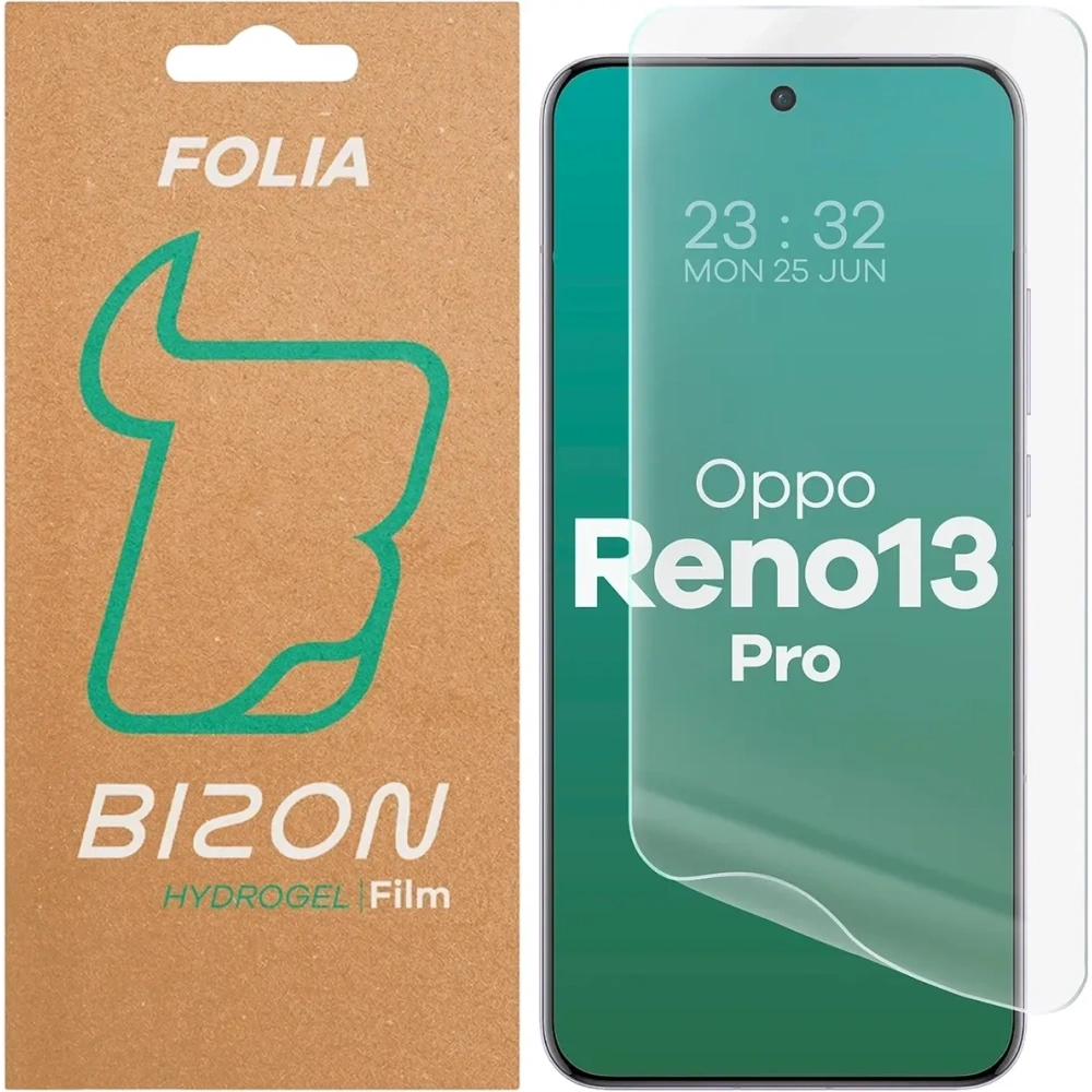Folia hydrożelowa na ekran Bizon Glass Hydrogel Front do Oppo Reno13 Pro