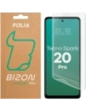 Folia hydrożelowa na ekran Bizon Glass Hydrogel Front do Tecno Spark 20 Pro