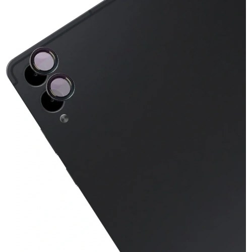 Szkło na aparat Bizon Glass Tab Snap Lens do Samsung Galaxy Tab S11 Ultra czarna ramka