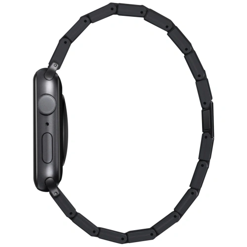 Pasek PITAKA Carbon Fiber Retro do Apple Watch 1/2/3/4/5/6/7/8/9/10/11/SE/SE 3/Ultra/Ultra 2/Ultra 3 czarno szary