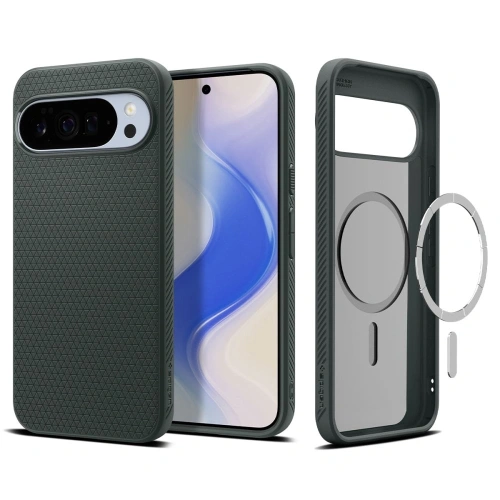 Etui Spigen Liquid Air Mag MagSafe do Google Pixel 10 Pro XL Abyss Green