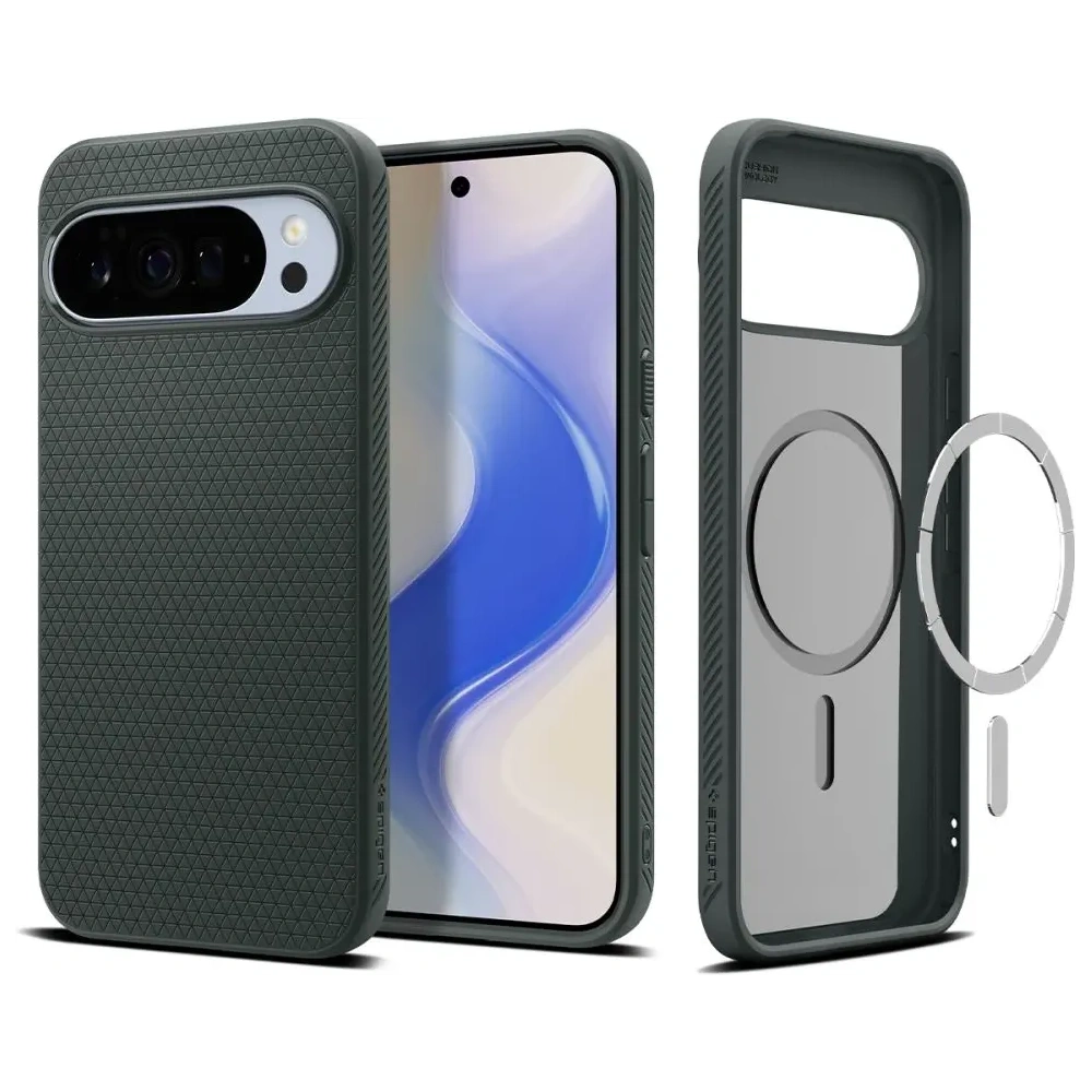 Etui Spigen Liquid Air Mag MagSafe do Google Pixel 10 Pro XL Abyss Green