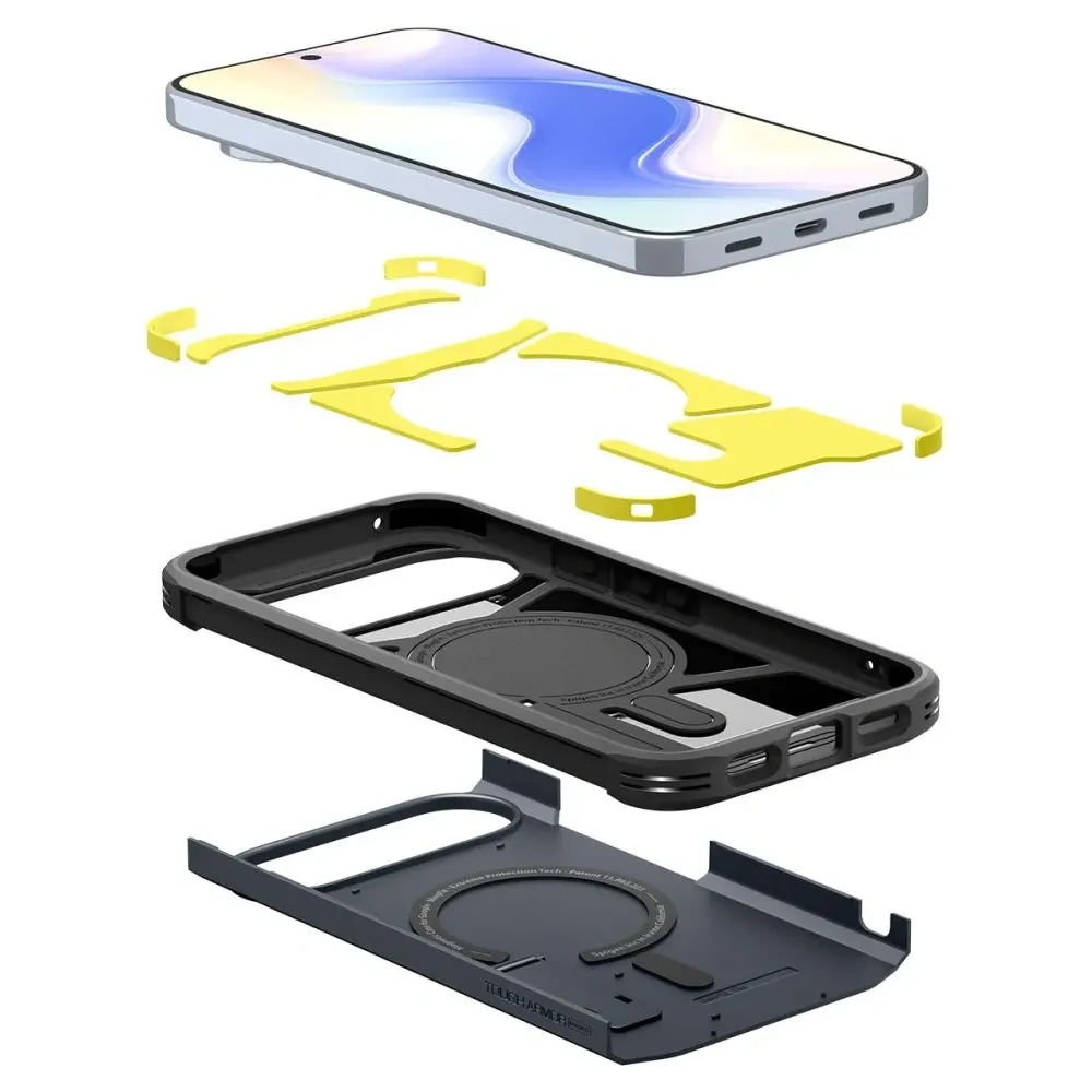 Etui Spigen Tough Armor Mag MagSafe do Google Pixel 10 Pro XL Metal Slate