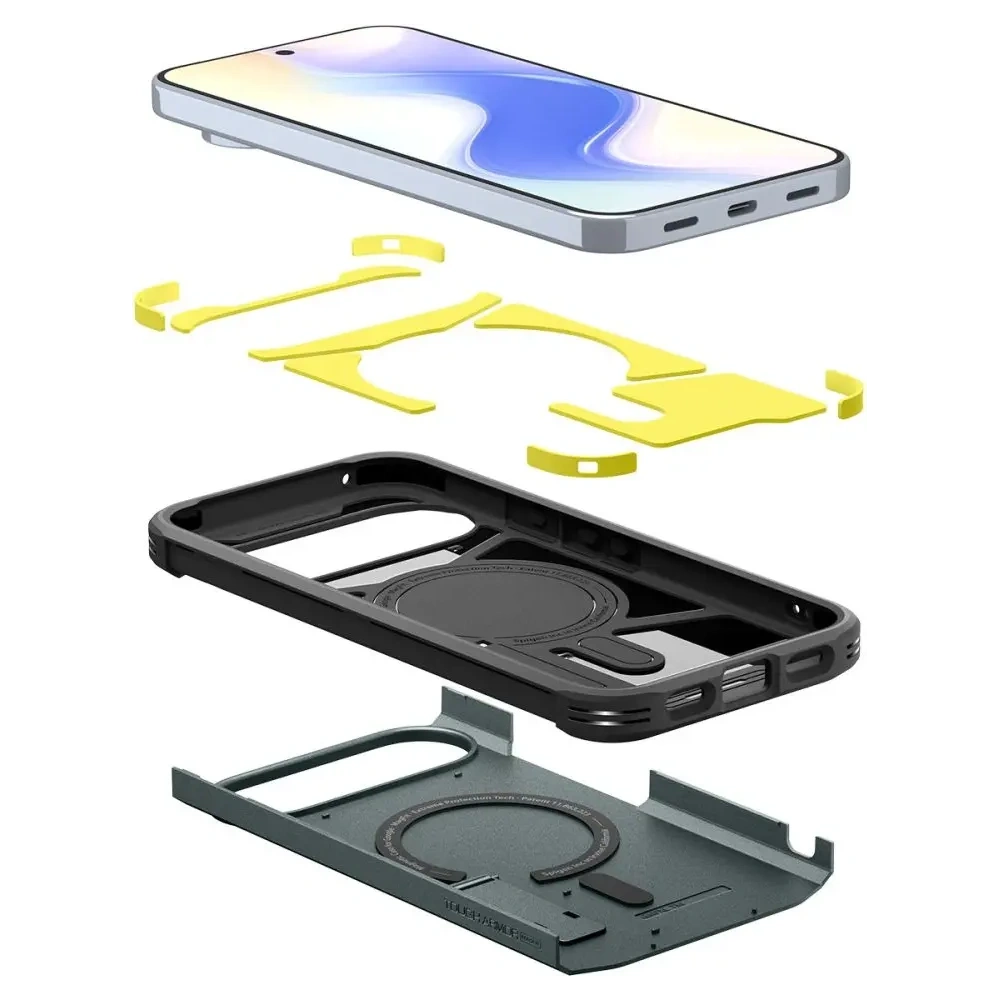 Etui Spigen Tough Armor Mag MagSafe do Google Pixel 10 Pro XL Abyss Green