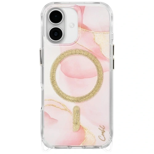 Etui UNIQ Coehl Aeris do Apple iPhone 17 Magnetic Charging różowy