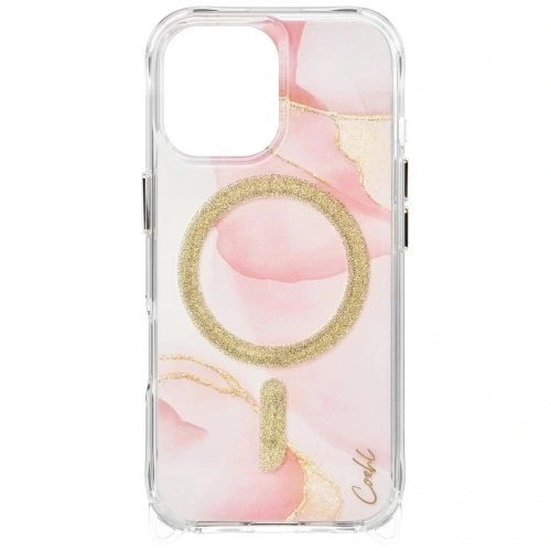 Etui UNIQ Coehl Aeris do Apple iPhone 17 Magnetic Charging różowy