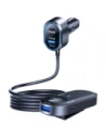Ładowarka samochodowa 3MK Double Car Charger 135W PD QC PPS 2xUSB-A 4xUSB-C szary