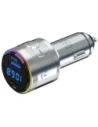 Ładowarka samochodowa 3MK Hyper Car Power Transmitter 48W QC PD PPS USB-C / USB-A z transmiterem audio srebrny
