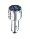 Ładowarka samochodowa 3MK Hyper Car Power Transmitter 48W QC PD PPS USB-C / USB-A z transmiterem audio srebrny