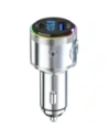 Ładowarka samochodowa 3MK Hyper Car Power Transmitter 48W QC PD PPS USB-C / USB-A z transmiterem audio srebrny