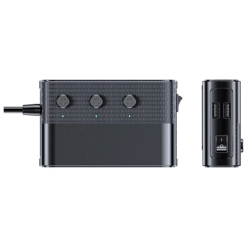 Rozdzielacz 3MK Car Power Splitter 120W PD QC PPS 3xUSB-A, USB-C, 3xDC czarny