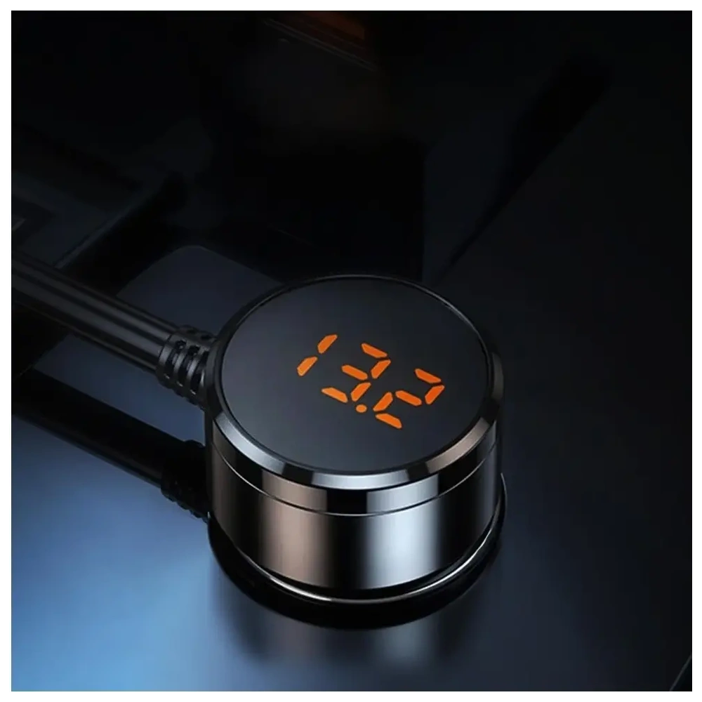 Rozdzielacz 3MK Car Power Splitter 120W PD QC PPS 3xUSB-A, USB-C, 3xDC czarny