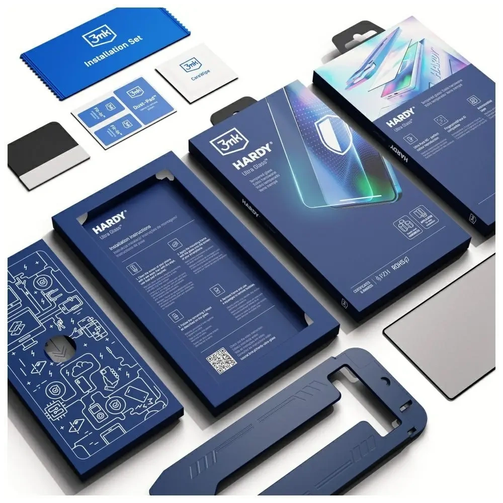 Szkło hartowane 3MK HARDY Ultra Glass do Apple iPhone 16e