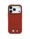 Etui BMW M FW Metal Logo MagSafe do Apple iPhone 17 Pro czerwony