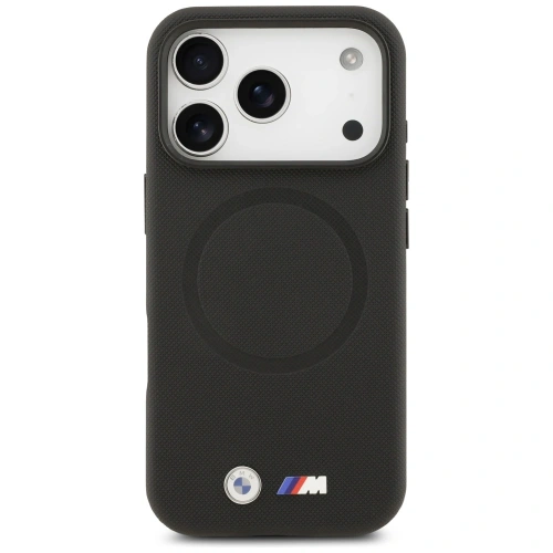 Etui BMW M FW Metal Logo MagSafe do Apple iPhone 17 Pro Max czarny