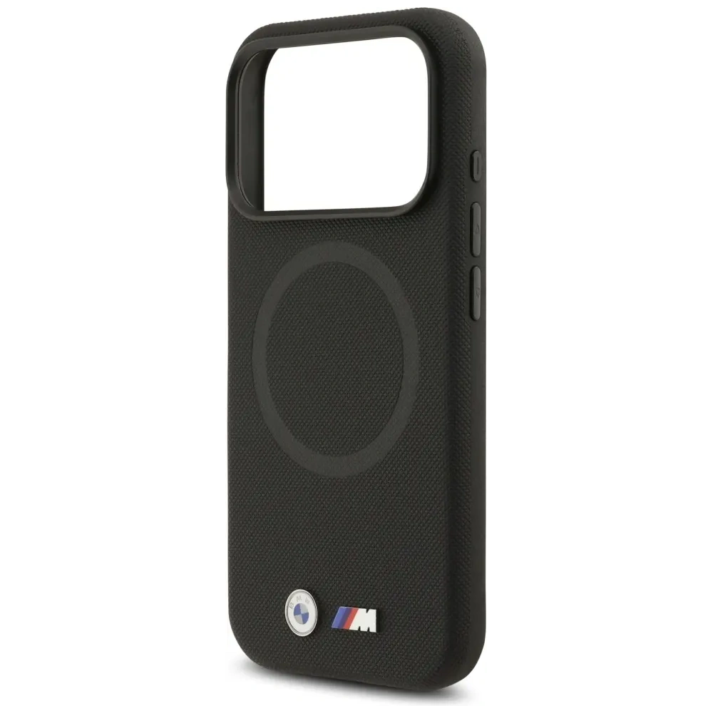 Etui BMW M FW Metal Logo MagSafe do Apple iPhone 17 Pro Max czarny