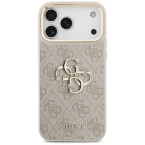 Etui Guess 4G Big 4G Classic Logo Big Strap Metal Buttons do Apple iPhone 17 Pro Max różowy