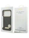 Etui Guess 4G Logo Plate MagSafe do Apple iPhone 17 Pro czarny