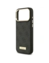 Etui Guess 4G Logo Plate MagSafe do Apple iPhone 17 Pro Max czarny
