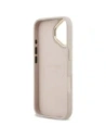 Etui Guess 4G Logo Plate MagSafe do Apple iPhone 17 różowy