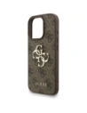 Etui Guess 4G Strap 4G Classic Logo do Apple iPhone 16 Pro brązowy