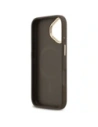 Etui Guess 4G Strass Logo & Big Strap Metal Buttons MagSafe do Apple iPhone 17 brązowy