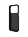 Etui Karl Lagerfeld FW Grained Karl & Choupette Heads Pins & Logo do Apple iPhone 17 Pro czarny