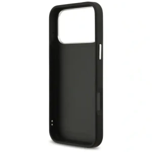 Etui Karl Lagerfeld FW Grained Karl & Choupette Heads Pins & Logo do Apple iPhone 17 Pro Max czarny