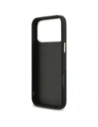 Etui Karl Lagerfeld FW Grained Karl & Choupette Heads Pins & Logo do Apple iPhone 17 Pro Max czarny